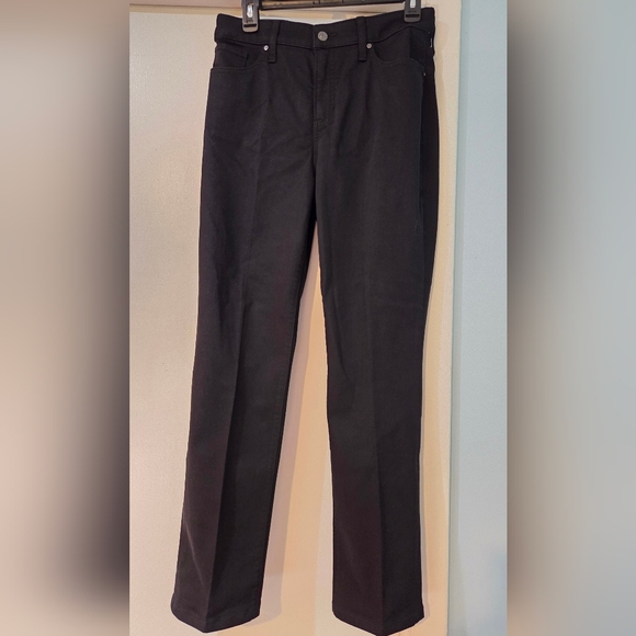 Chico's Women's Black So Slimming Girlfriend Slim Full- Length Jeans, size 8 - Picture 2 of 9